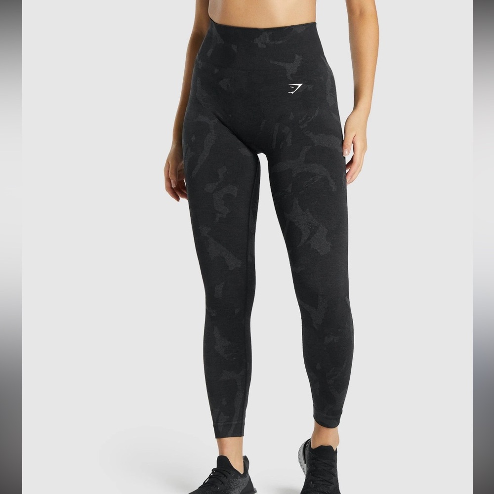 Gymshark Adapt Camo Seamless Leggings in Black